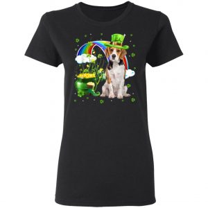 Beagle St Patricks Day Irish Shamrock Dog T-Shirt, Long Sleeve, Tank Top