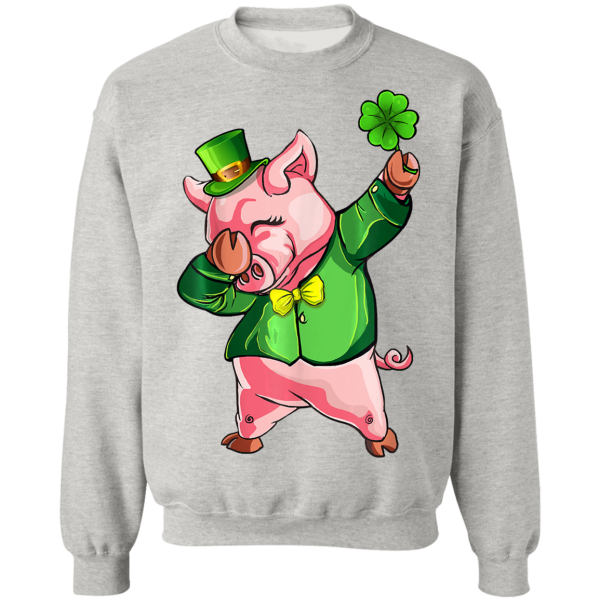 Dabbing Pig Lovers Irish Shirt St Patricks Day Shamrock T-Shirt, Long Sleeve, Hoodie