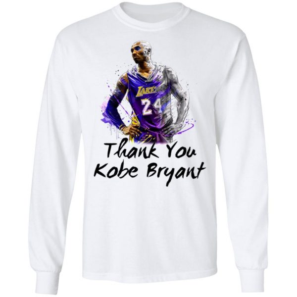Rip Kobe Bryant Thank You Kobe Shirt, Long Sleeve