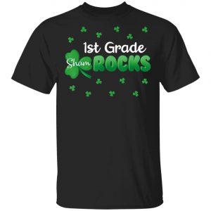 1st Grade Shamrocks St Patricks Day Kid Boy Girl Shirt, Long Sleeve