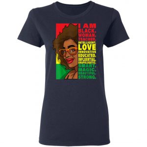 Black History Month Teacher Women African Teachers Glasses T-Shirt, Hoodie, LS