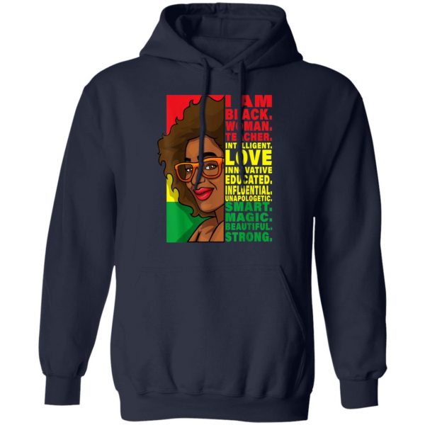 Black History Month Teacher Women African Teachers Glasses T-Shirt, Hoodie, LS