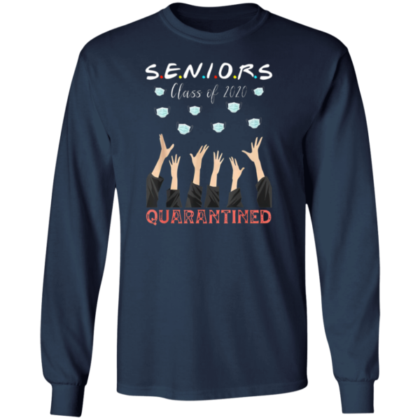 Senior Class Of 2020 Graduation Quarantine T-Shirt – Social Distancing Shirt