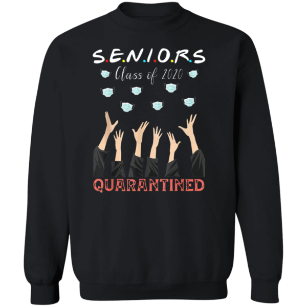 Senior Class Of 2020 Graduation Quarantine T-Shirt – Social Distancing Shirt