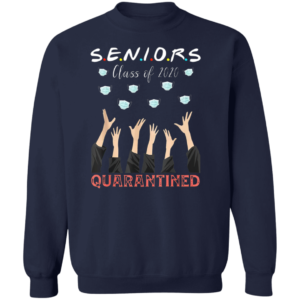 Senior Class Of 2020 Graduation Quarantine T-Shirt - Social Distancing Shirt