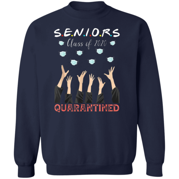 Senior Class Of 2020 Graduation Quarantine T-Shirt – Social Distancing Shirt