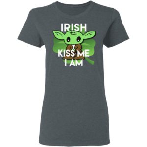Kiss Me I'm Irish Baby Yoda St Patrick's Day Shirt