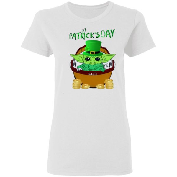 Baby Yoda The Mandalorian Happy St Patrick’s Day Shirt