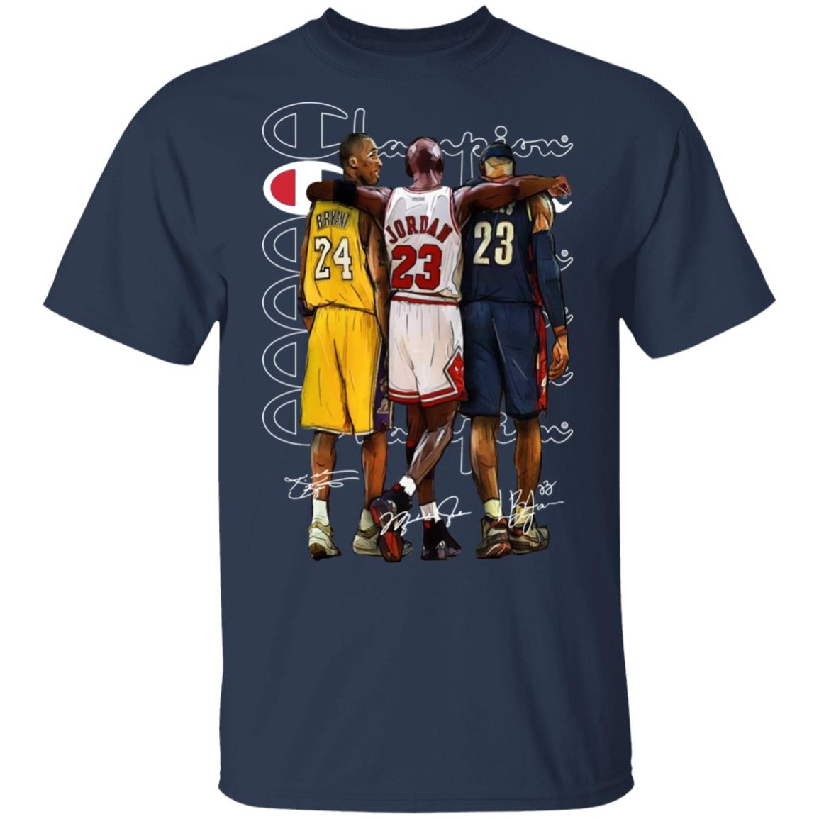 Kobe bryant michael jordan and lebron james basketball shirt - Guineashirt  Premium ™ LLC