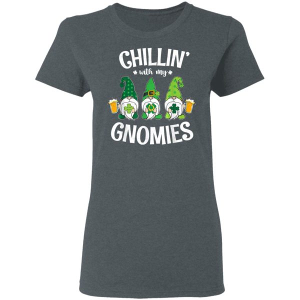 Chilling With My Gnomies St. Patricks Day Men Women T-Shirt