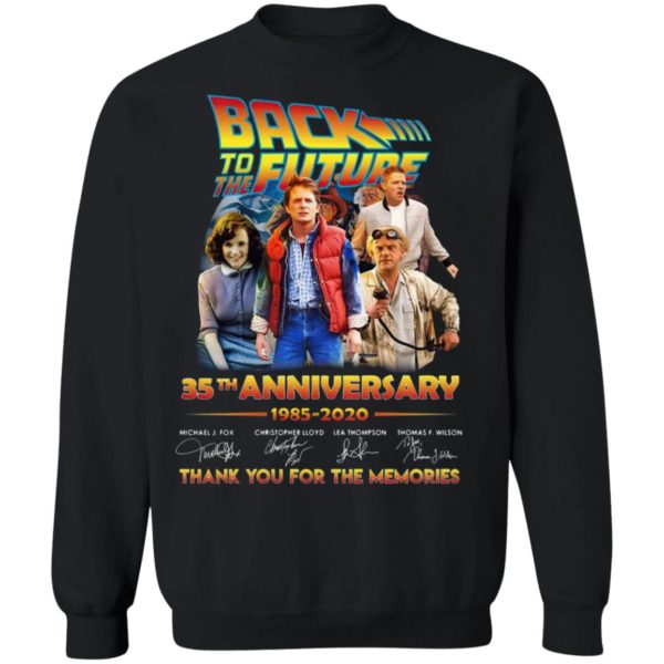 35th Anniversary Of Back To The Future 1985 2020 Shirt