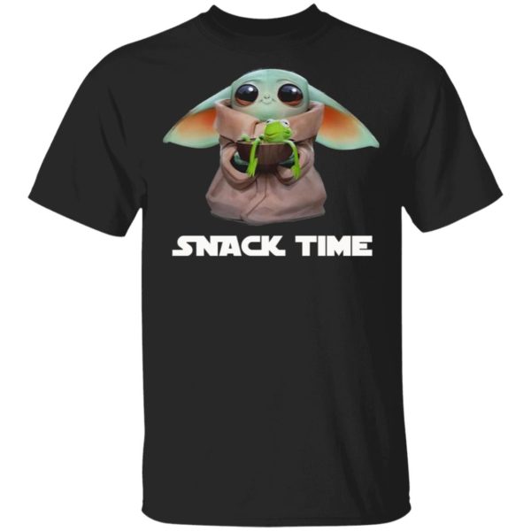 Baby Yoda Frog Snack Time Shirt