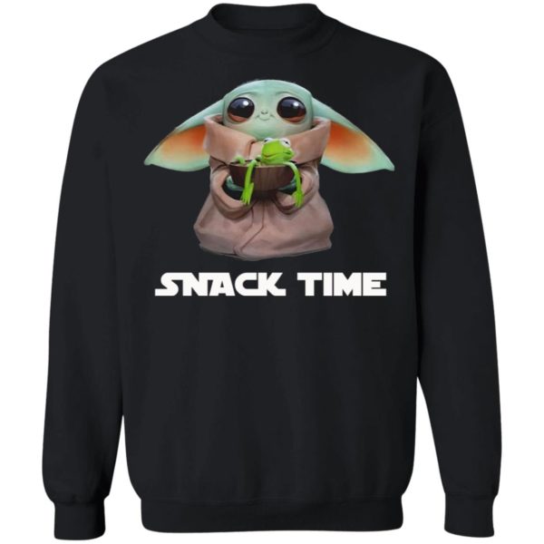 Baby Yoda Frog Snack Time Shirt