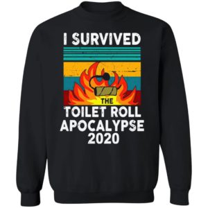 I Survived The Fire Toilet Paper Apocalypse 2020 Shirt