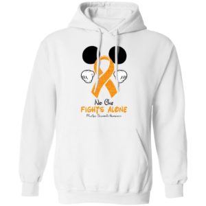 No One Fights Alone Multiple Sclerosis Awareness Shirt