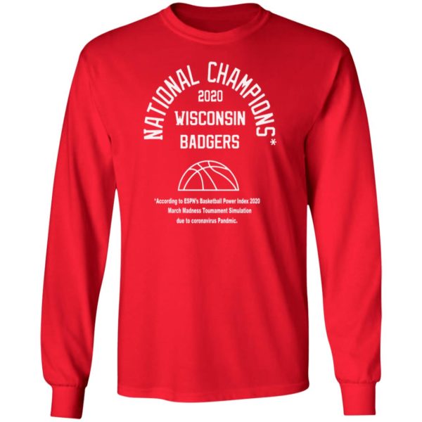 2020 National Champions Shirt – Wisconsin Badgers