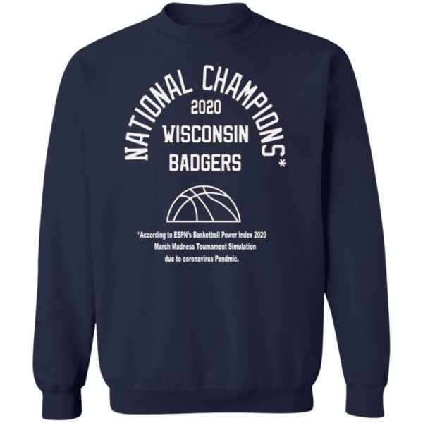 2020 National Champions Shirt – Wisconsin Badgers