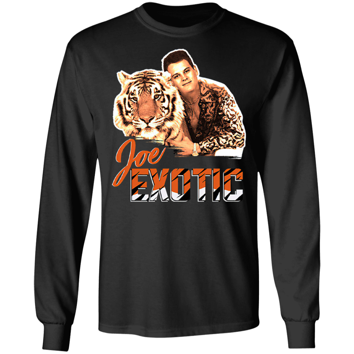 : Joe Burrow Tiger King Shirt Burrow T Shirt Bengal King Tshirt  Black : Clothing, Shoes & Jewelry