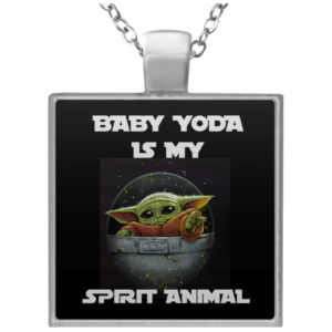 Cute Force Mug – Mandalorian Baby Yoda Mug, Necklace