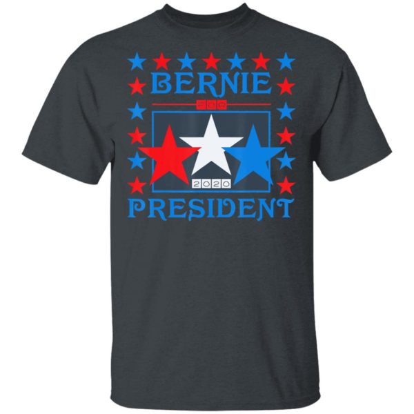 2020 Election Bernie for President Shirt -Red White Blue Stars Shirt
