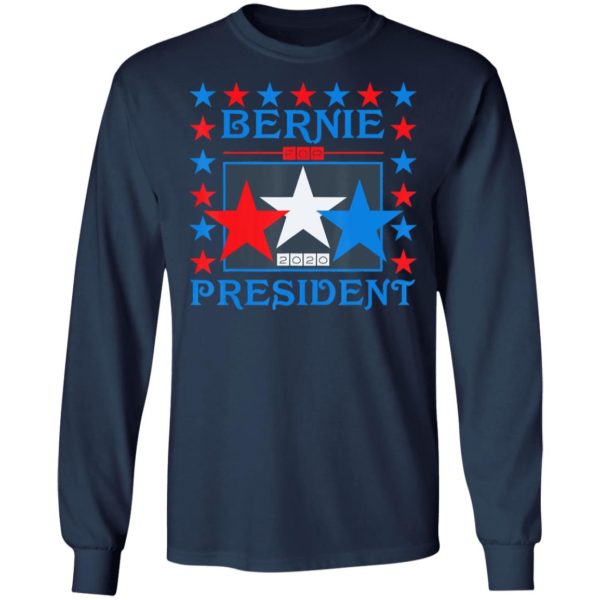 2020 Election Bernie for President Shirt -Red White Blue Stars Shirt