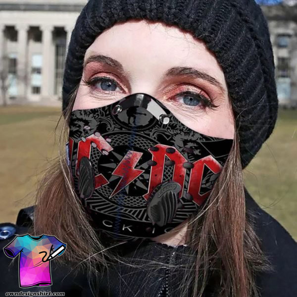 ACDC filter activated carbon pm 25 face mask