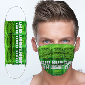 Bud Light Lime Can Cloth Face Mask