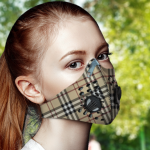 Burberry Face Mask with Filter Activated Carbon PM 2.5