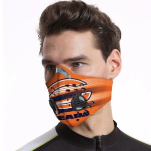 Chicago Bears Face Mask with Filter Activated Carbon PM 2.5
