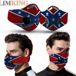 Confederate Flag Face Mask Filter PM2.5