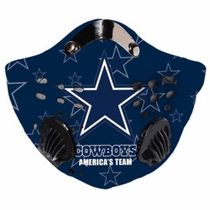 Face Mask Filter PM2.5 cowboys americas team