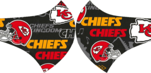 Kansas City Chiefs Face Mask with Filter Activated Carbon PM 2.5