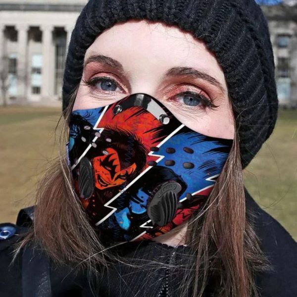 Kiss rock band Face Mask Filter PM2.5