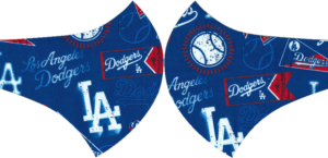 Los Angeles Dodgers Face Mask with Filter Activated Carbon PM 2.5