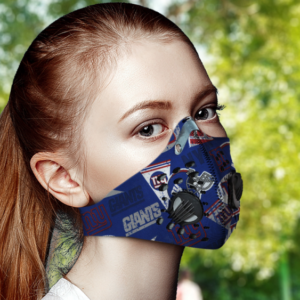 New York Giants Face Mask with Filter Activated Carbon PM 2.5