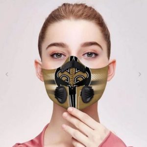 New orleans saints punisher skull Face Mask Filter PM2.5