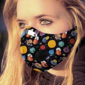 Planets galaxy Face Mask Filter PM2.5