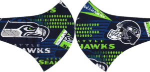 Seattle Seahawks Face Mask with Filter Activated Carbon PM 2.5