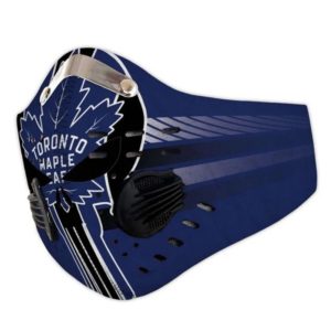 Toronto maple leafs punisher skull Face Mask Filter PM2.5