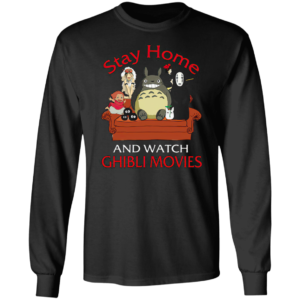 Stay home and watch Ghibli Movies Tee Shirt