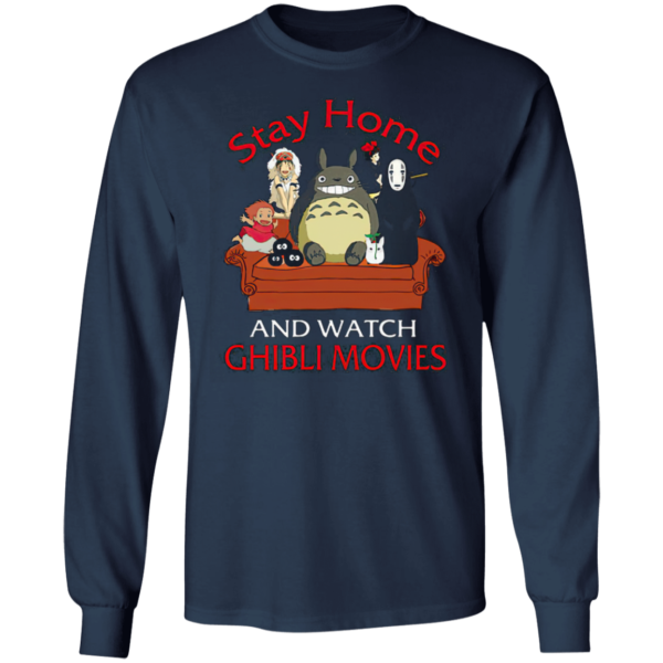 Stay home and watch Ghibli Movies Tee Shirt