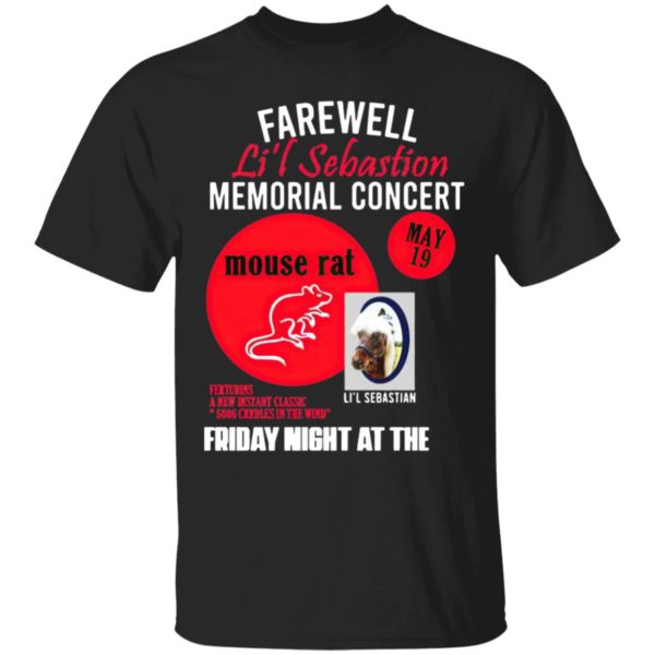 Parks And Recreation Farewell Li’l Sebastian Memorial Concert Shirt