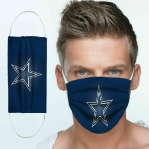 Dallas Cowboys Cotton Face Mask Adult