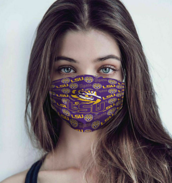 LSU Tigers Cotton Face Mask