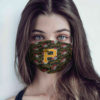Sunflower Heart – Back The Blue Reusable Face Mask
