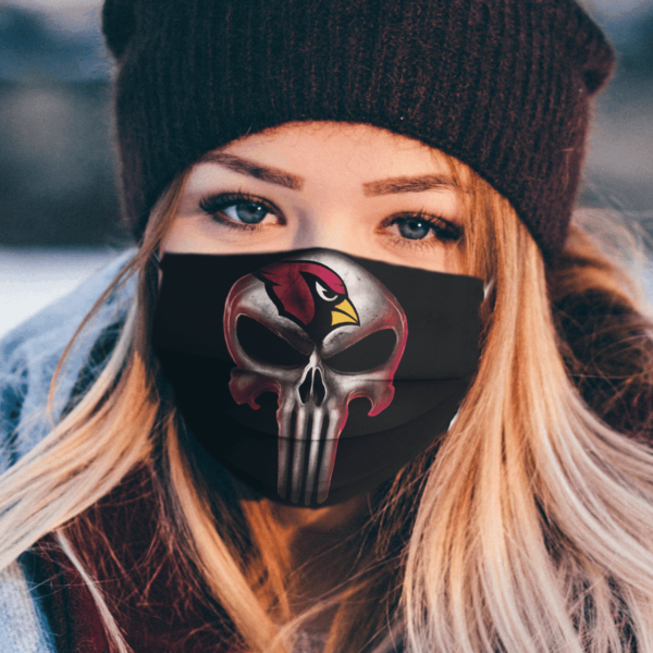 Arizona Cardinals The Punisher Mashup Football Face Mask