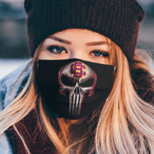 Bethune-Cookman Wildcats The Punisher Mashup NCAA Football Face Mask