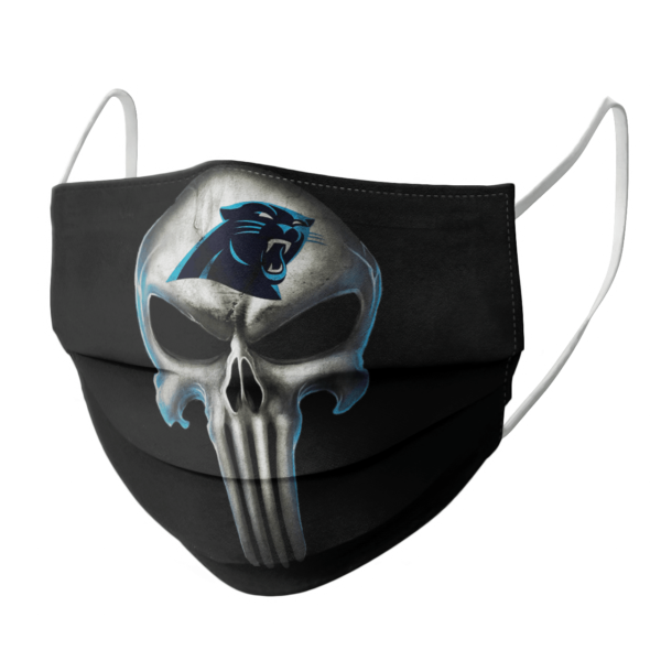 Carolina Panthers The Punisher Mashup Football Face Mask