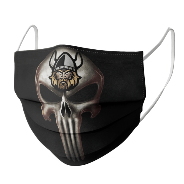 Cleveland State Vikings The Punisher Mashup NCAA Football Face Mask