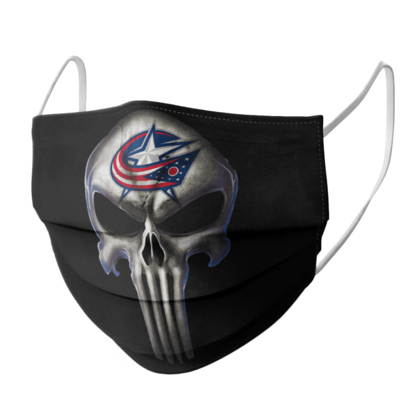 Columbus Blue Jackets The Punisher Mashup Ice Hockey Face Mask